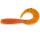 FISHUP Mighty Grub 8,89cm (7pcs.), #049 - Orange Pumpkin/Black Plastic lure