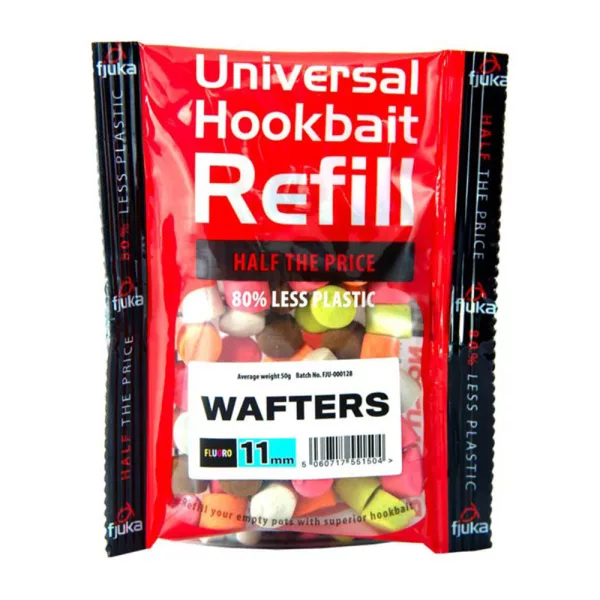 Fjuka Wafters Mixed Colours 11mm Wafters Refill Packaging 50gr