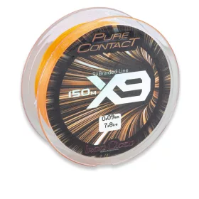   Iron Claw Pure Contact X9 Narancssárga 0,24mm 150m Fonott Főzsinór