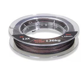   Uni Cat Camou 12X Barna-Fekete 1,20mm 25m Fonott Előkezsinór