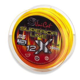 Uni Cat Superior 12X Fluo 0,60mm 200m Fonott Főzsinór