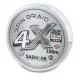 Saenger 4X Spin Braid Szürke 0,12mm 150m Fonott Főzsinór