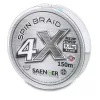 Saenger 4X Spin Braid Szürke 0,16mm 150m Fonott Főzsinór