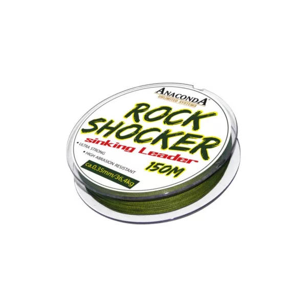 Anaconda Rockshock Leader 0.35mm 150m Sinking Braided Leader Line