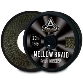   Anaconda Fast Sinking Mellow Braid 35lb 20m Braided Leader Line