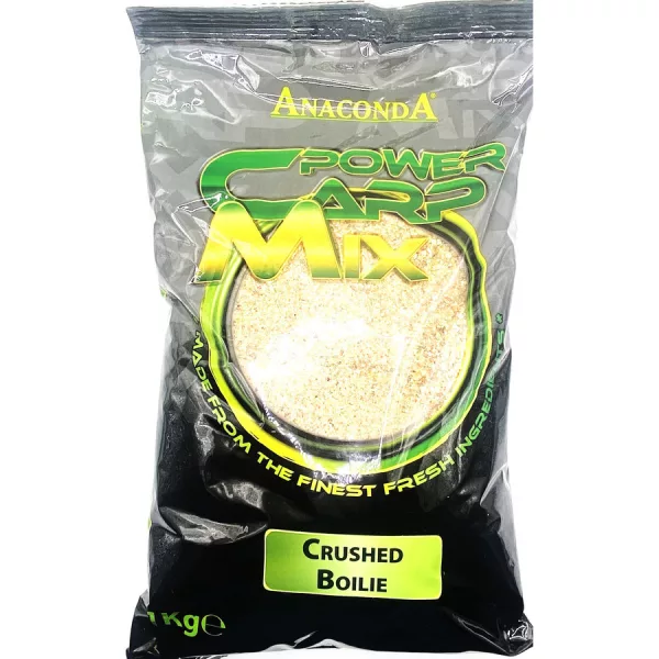 Anaconda Power Carp Mix Crushed Boilies Fishy-Spicy Groundbait 1kg
