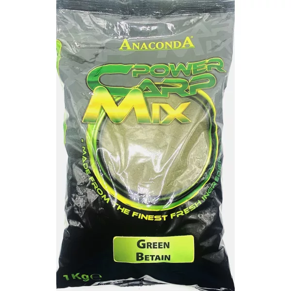 Anaconda Power Carp Mix Green Betain Fishy-Mildly Spicy Groundbait 1kg