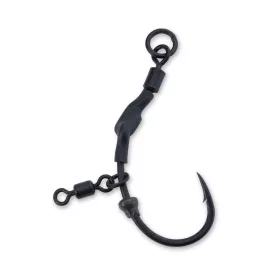  Anaconda Ready Spinner Rig System Crank-66 2 Eyed, Barbed Carp Hook 3pcs
