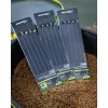 Matrix X6 Carp Pellet Rigger Band Rigs 16 15cm Füles, Szakáll Nélküli Monofil Előkötött Horog Csaligyűrűvel 8db