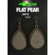 Korda Flat Pear Swivel Blister Lead 112gr 2pcs