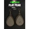 Korda Flat Pear Swivel Blister Lead 142gr 2pcs