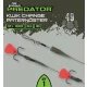 Fox Rage Predator Kwik Change Paternoster Trace 30cm Steel Wire Trace with Size 4 Treble Hook