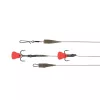 Fox Rage Predator Kwik Change Paternoster Trace 30cm Steel Wire Trace with Size 6 Treble Hook