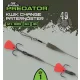 Fox Rage Predator Kwik Change Paternoster Trace 30cm Steel Wire Trace with Size 8 Treble Hook