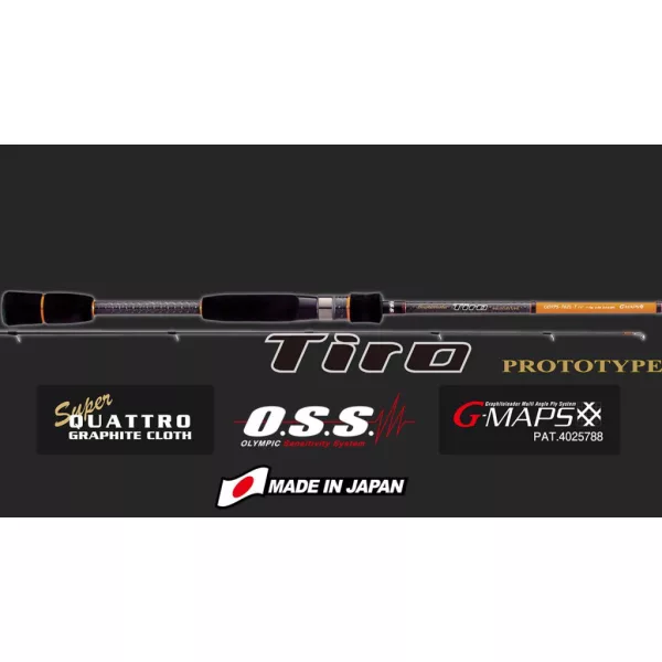 Graphiteleader Tiro Prototype GOTPS-842ML-T R-Fast 2,55m 4-24gr 2 Piece Spinning Rod