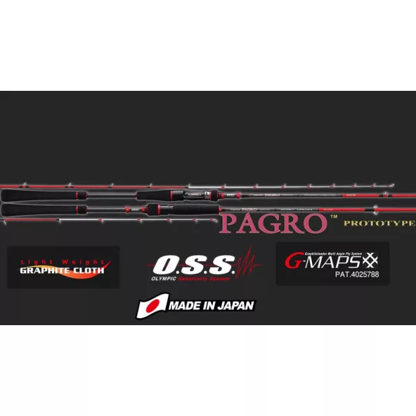 Graphiteleader Nouvo Pagro Cast GNPC-6102L-S R Fast 2,05m 100gr 2 Piece Spinning Rod