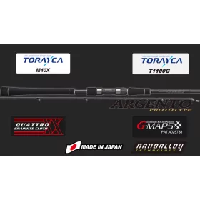   Graphiteleader Argento Prototype GLAPS-942ML 2,85m Fast 28gr 2 Piece Spinning Rod