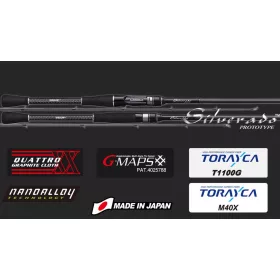   Graphiteleader Silverado Prototype 20GSILPC-762ML-HS Cast Fast 2.29m 3-15gr 2 Piece Spinning Rod
