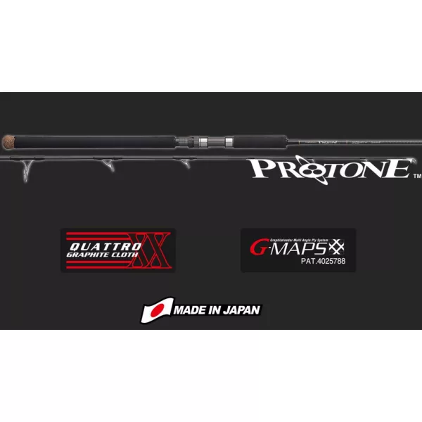 Graphiteleader Protone 20GPTNS-62-4 Fast 1,88m 220gr 1 Piece Spinning Rod