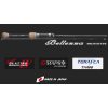 Graphiteleader Bellezza Prototype 21GBLZPS-612UL-T Fast 1,85m 1-6gr 2 Piece Spinning Rod