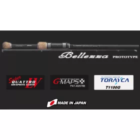   Graphiteleader Bellezza Prototype 21GBLZPS-612UL-T Fast 1,85m 1-6gr 2 Piece Spinning Rod