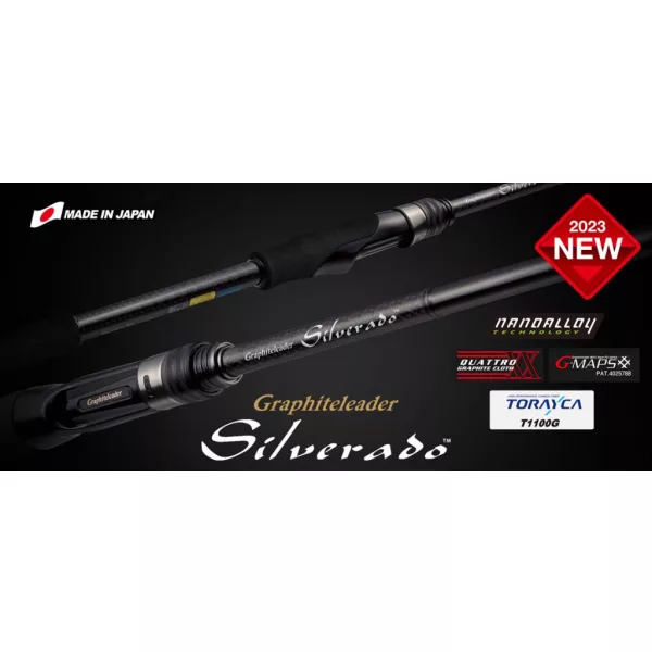 Graphiteleader Silverado 23GSILS-762ML 2,29m Fast 3-15gr 2 Piece Spinning Rod