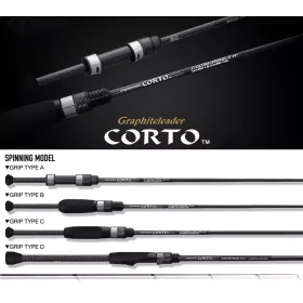   Graphiteleader Corto 22GCORS-802ML-HS 2.44m Fast 20gr 2 Piece Spinning Rod