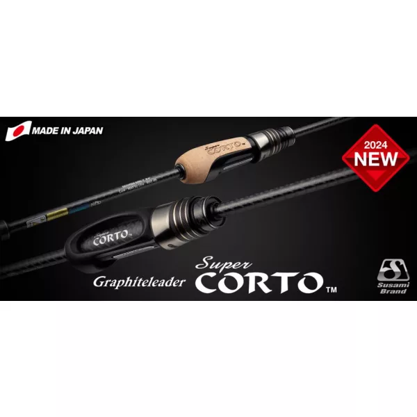 Graphiteleader Super Corto 24GCORSS-582UL-HS+ Extra Fast 1,73m 3gr 2 Piece Spinning Rod