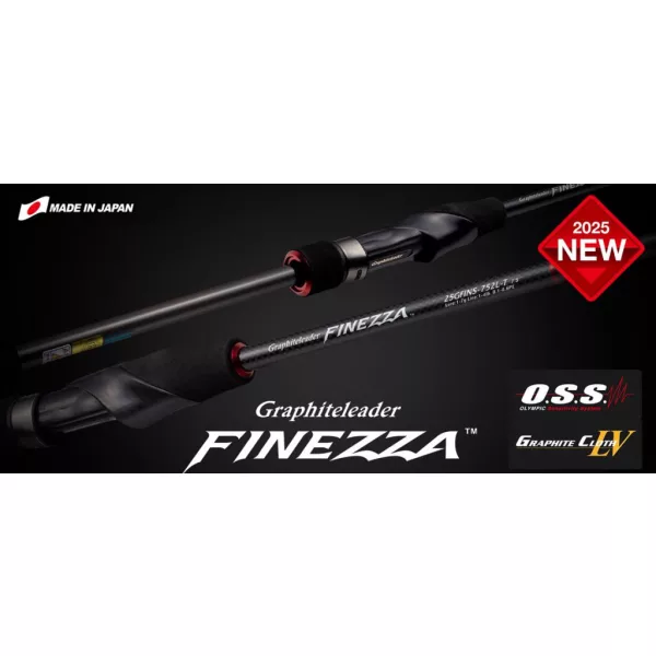 Graphiteleader Finezza 25GFINS-7112ML-T R-Fast 2.41m 1-12gr 2-Piece Spinning Rod