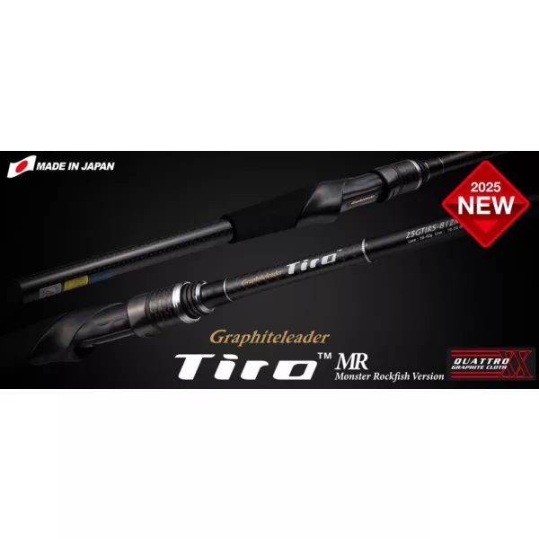 Graphiteleader Tiro MR 25GTIRS-832H-MR Fast 2,51m 15-60gr 2 Piece Spinning Rod
