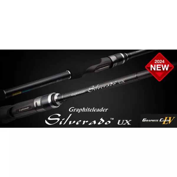 Graphiteleader Silverado UX 25GSILUS-812ML Fast 2.46m 4-18gr 2 Piece Spinning Rod