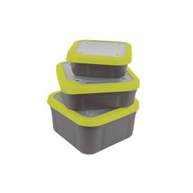 Matrix Bait Boxes Grey/Lime - 1.1pt Bait Box