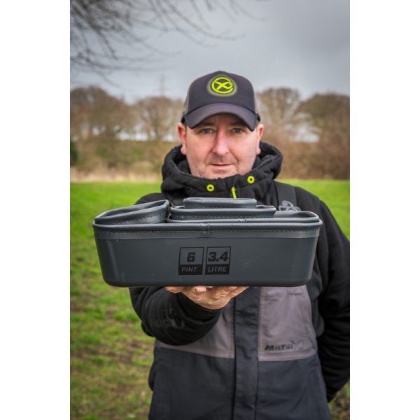 Matrix EVA Stacking Bait Tub 6pint EVA Csalis Box