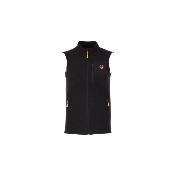 Guru Fleece Gilet Wool Black Vest M