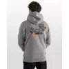Guru Grey Circles Hoodie Hooded Pullover S