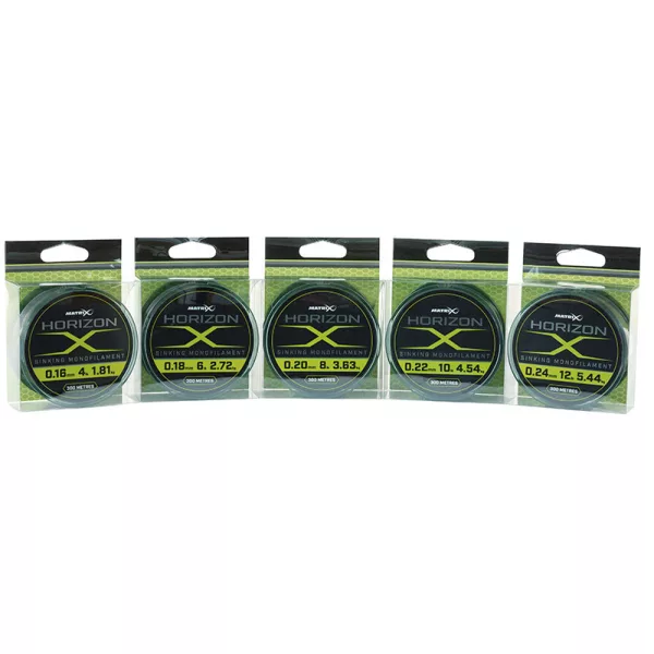 Matrix Horizon® X Sinking Mono 6lb - 0.18mm Monofilament Line