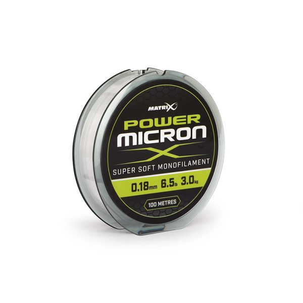 Matrix Power Micron X 0.18mm - 6.5lb 100m monofilament braid