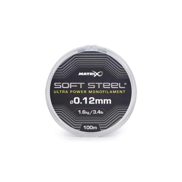 Matrix Soft Steel Ultra Power Monofilament 0,12mm 100m monofilament main line