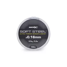   Matrix Soft Steel Ultra Power Monofilament 0,16mm 100m Monofil Mainline