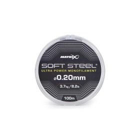   Matrix Soft Steel Ultra Power Monofilament 0,20mm 100m Monofil Mainline