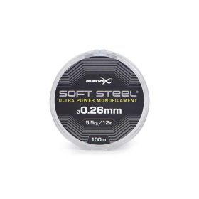   Matrix Soft Steel Ultra Power Monofilament 0,26mm 100m Monofil Mainline