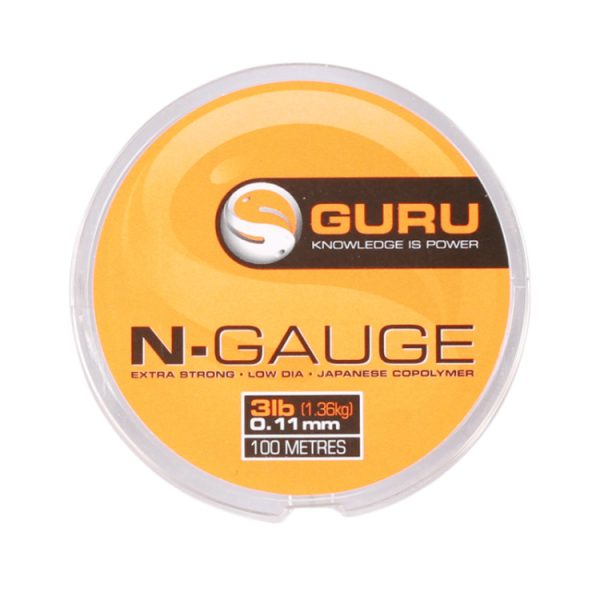 Guru N-Gauge leader - 12lb (0,25mm) - 100m