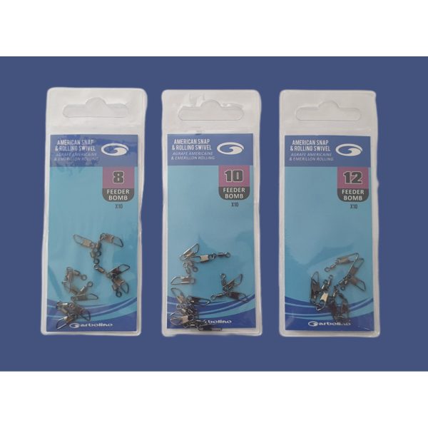 GARBOLINO AMERICAN SNAP SWIVEL SIZE 8 swivel clamp / clamp