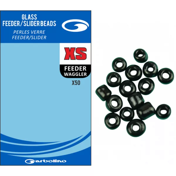 Garbolino - GLASS FEEDER/SLIDER BEADS - Rubber bead
