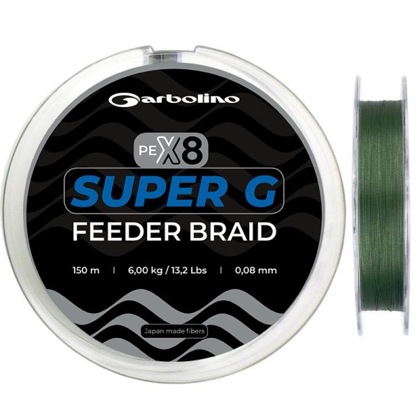 Garbolino Super G Feeder Braid 0.10mm 150m feeder braided line / braided line