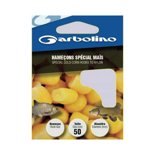 GARBOLINO SPECIAL GOLD CORN HTN 12 (SIZE 12 LINE 0,16mm) prebaited hook