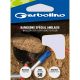 Garbolino Waggler/Stick Float Hooks To Nylon 16 Flats, Bearded Monofilament Pre-tied Hooks 10pcs