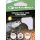Garbolino Forged Black Reversed Hooks To Fluorocarbon 12 Flap, Bearded Monofilament Pre-tied Hook 10pcs