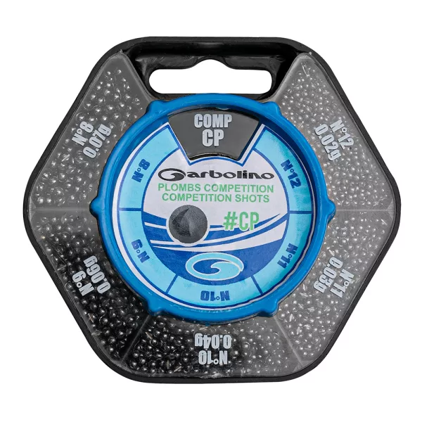 Garbolino 5 WAY MICRO SHOT DISPENSER (SIZES 12-11-10-9-8) split shot lead set / lead set
