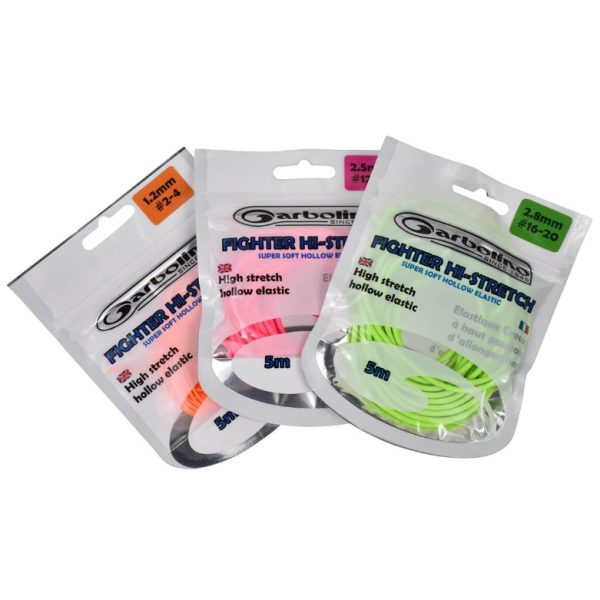 Garbolino Elastic Hollow Fighter HI-Stretch Rose Fluo Tube 2,5mm 3m